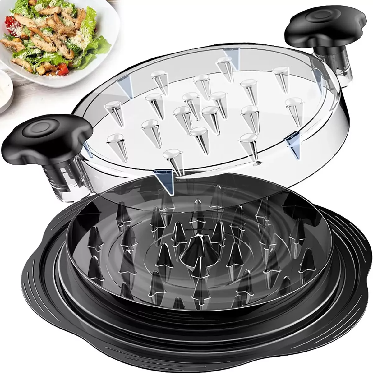 Large Chicken Shredder Tool Twist Meat Shredding Grinder Handles