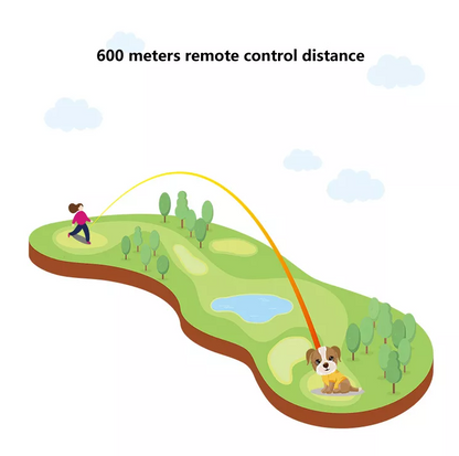 650 YD Remote Dog Training Shock Collar Waterproof for Small Medium