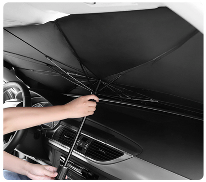 57" Car Windshield Sun Shade Foldable Umbrella Front Window Cover