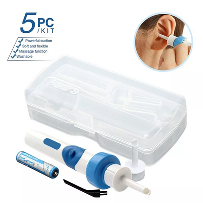 Safety Electric Cordless Vacuum Ear Cleaner Wax Remover Painless