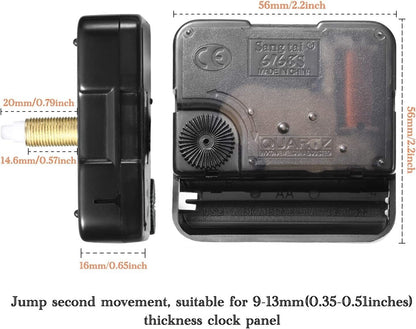 DIY Clock Movement Quartz Mechanism Wall Replacement Repair Tool Parts