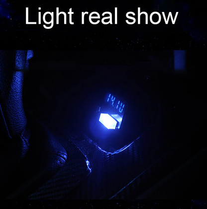 3x Mini Blue LED USB Car Interior Light Neon Atmosphere Ambient Lamp