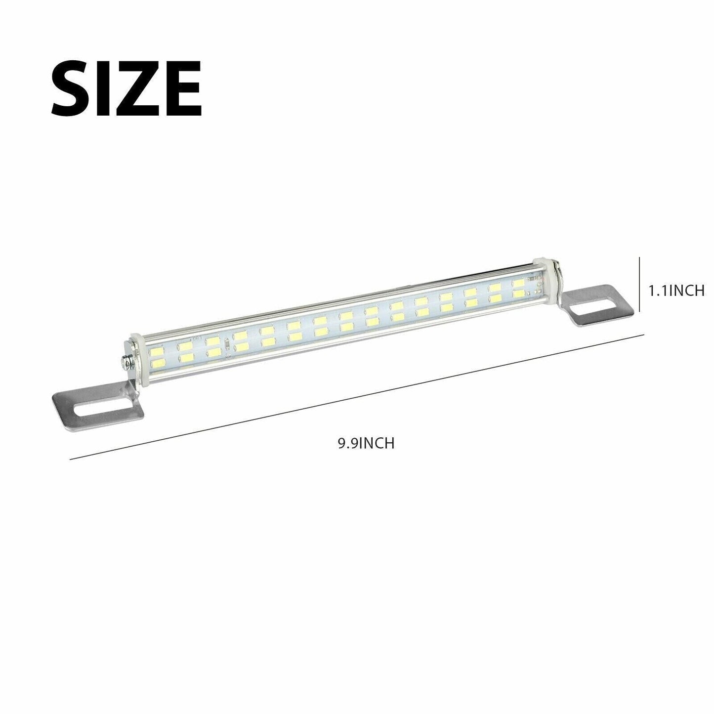 Universal License Plate LED Back Up Light for Car SUV Truck RV 6000K