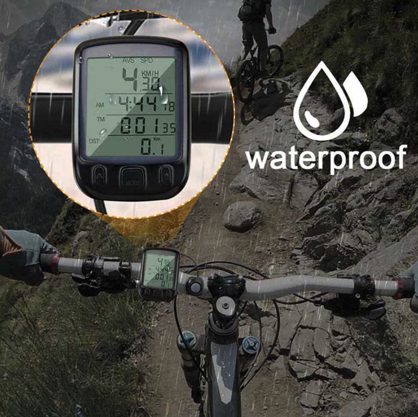 Bike Bicycle Speedometer Cycle Digital Odometer Computer Waterproof