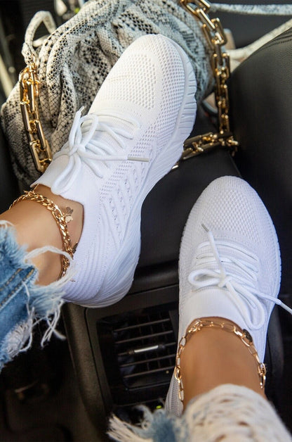 Womens Running Trainers Ladies Sneakers Slip On Walking Gym Comfy