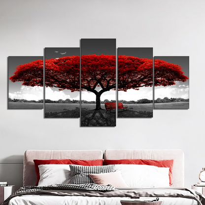 5Pcs Canvas Print Paintings Landscape Pictures Wall Art Modern Living