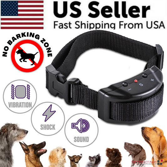 Automatic Anti Bark Barking Dog Shock Control Collar Device Large
