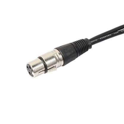 3Pin XLR Female Jack to Dual 2 Male Plug Y Splitter Cable Adapter Microphone USA