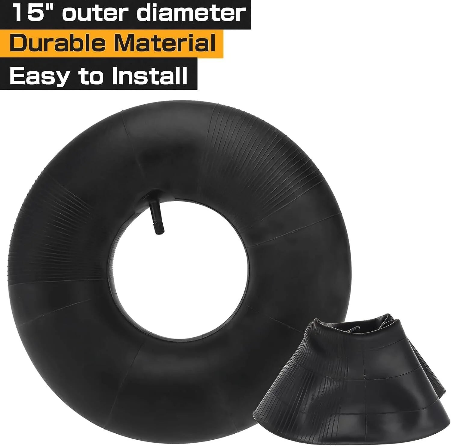 2PCS 15X6.00-6 Lawn Mower Tire Inner Tubes 15X6-6, 15X6X6, 15/6X6 TR13 Valve ATV