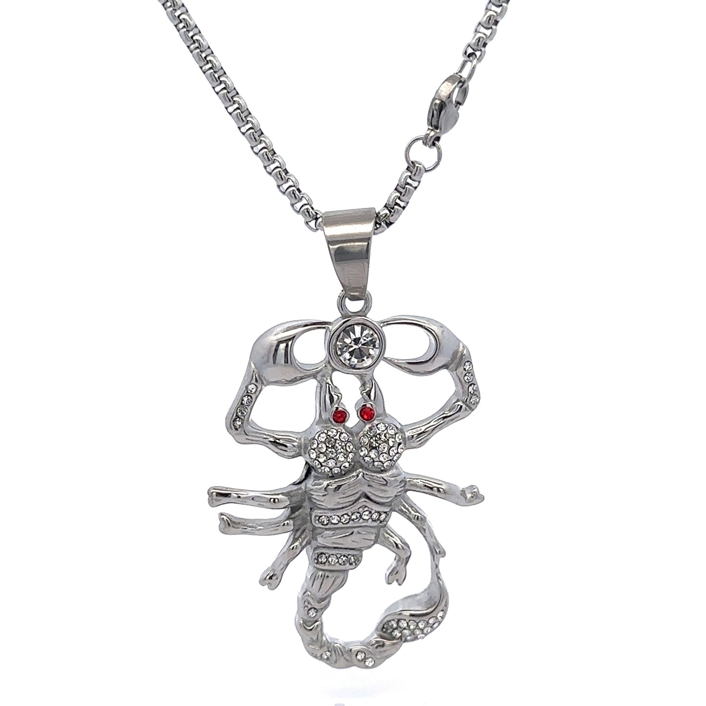 ARIANWEN STEEL RHODIUM NECKLACE
