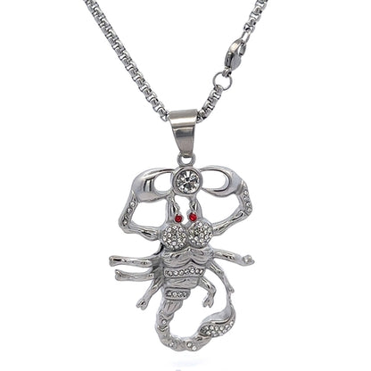 ARIANWEN STEEL RHODIUM NECKLACE