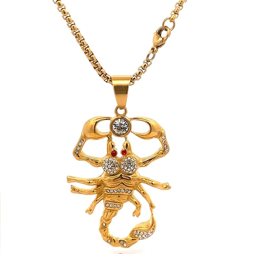ARIANWEN  STEEL GOLD NECKLACE I D94364