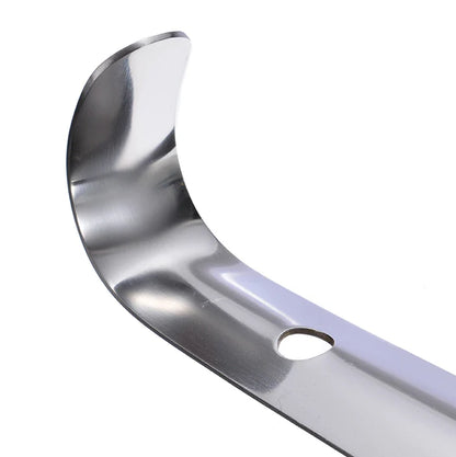 22In Extra Long Handle Shoe Horn Stainless Steel Metal Shoes Remover Shoehorn US