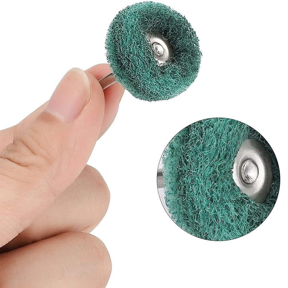 50 Metal Polishing Buffing Wheel Burr Kit Rotary Tool Accessories Set for Dremel