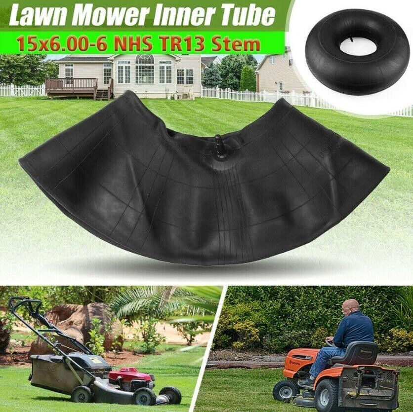 2PCS 15X6.00-6 Lawn Mower Tire Inner Tubes 15X6-6, 15X6X6, 15/6X6 TR13 Valve ATV