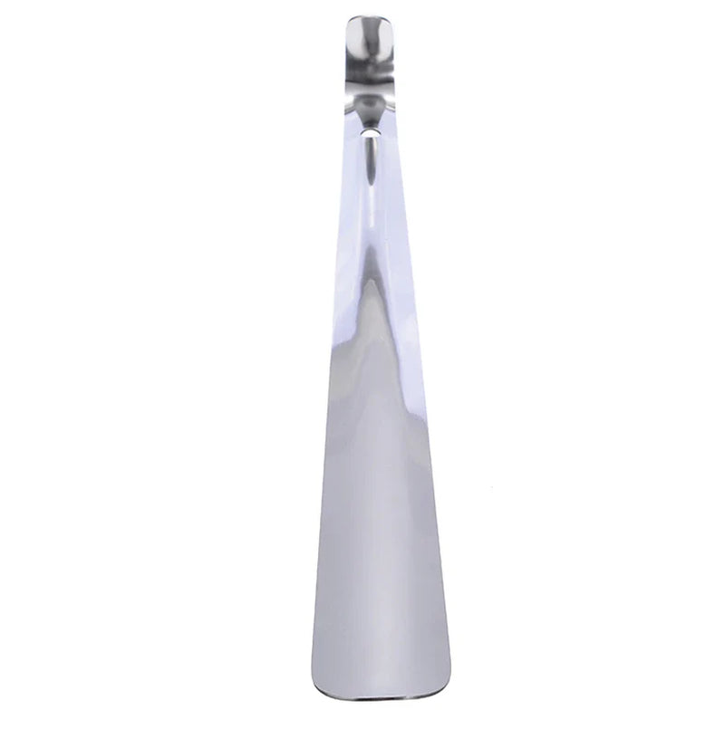 22In Extra Long Handle Shoe Horn Stainless Steel Metal Shoes Remover Shoehorn US