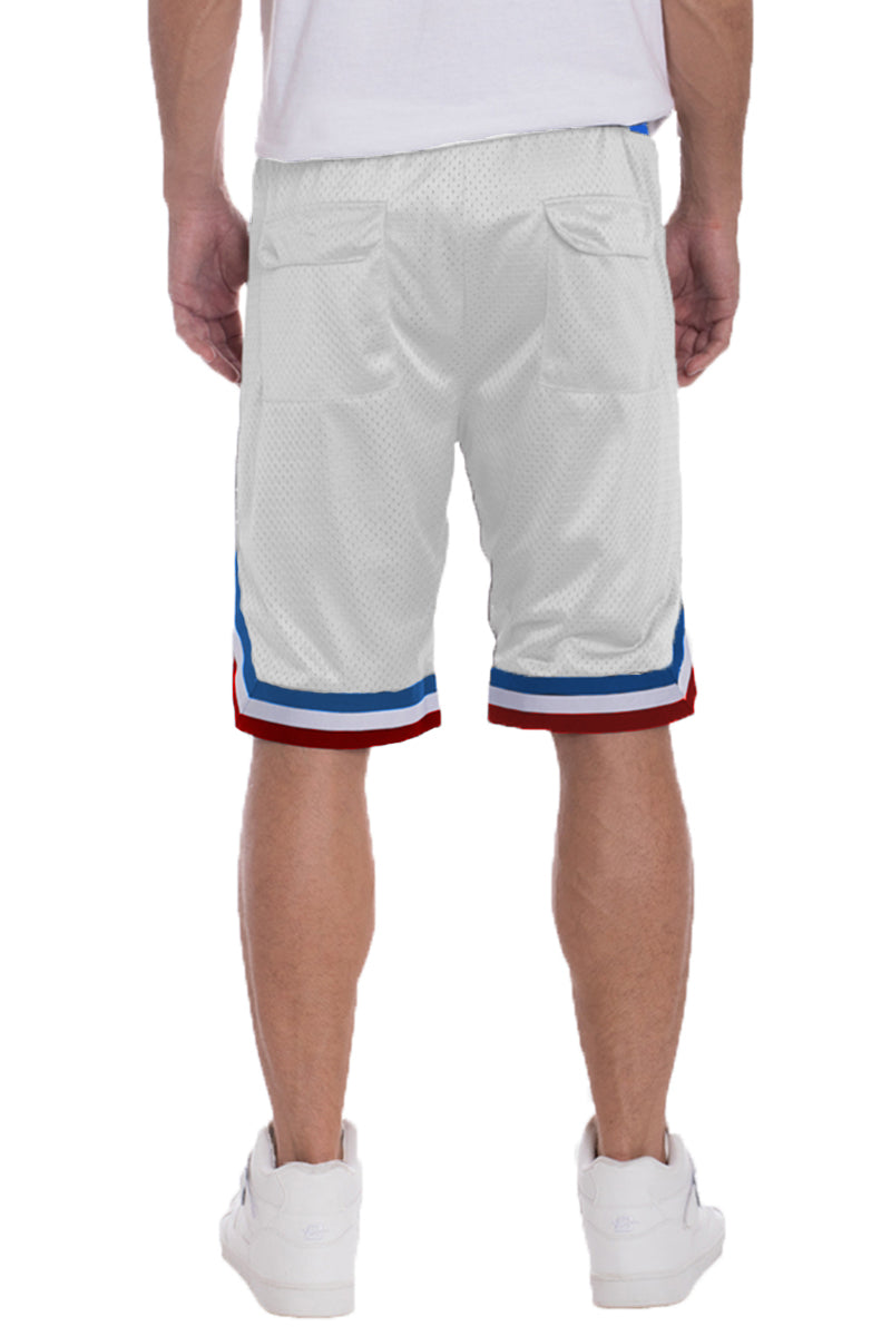 Solid Mesh Basketball Active Shorts