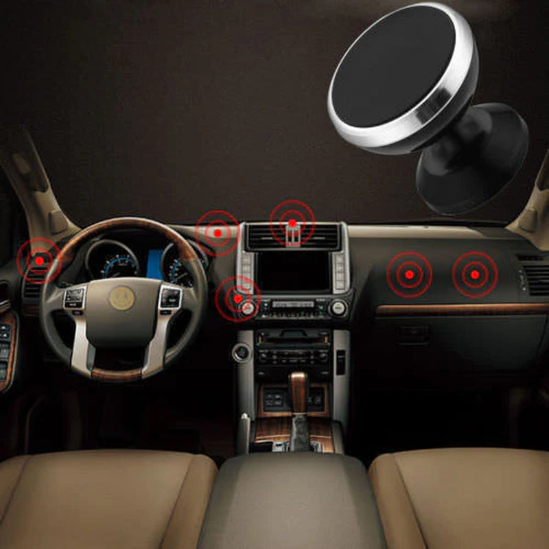 360 Degree Magnetic Car Dash Mount Ball Dock Holder for Phone Tablet Universal