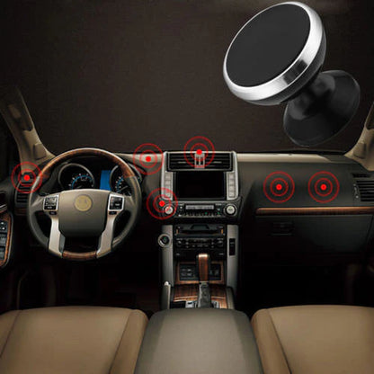 360 Degree Magnetic Car Dash Mount Ball Dock Holder for Phone Tablet Universal