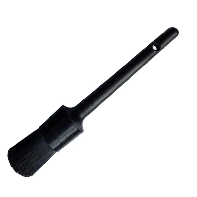 5PC Car Detailing Brush Kit Boar Hair Vehicle Auto Interior for Wheel Clean Sets