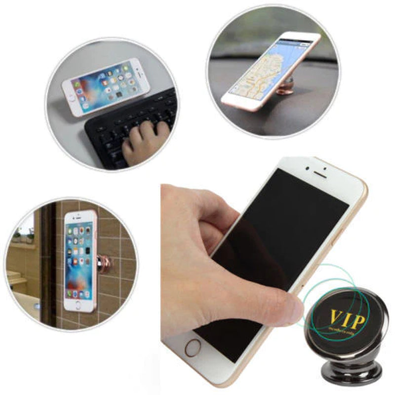 360 Degree Magnetic Car Dash Mount Ball Dock Holder for Phone Tablet Universal